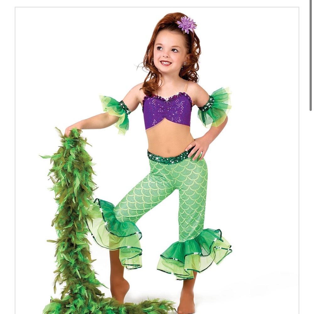 NWT A Wish Come True 5093Y A Part of Your World Mermaid Dance Costume size ISC